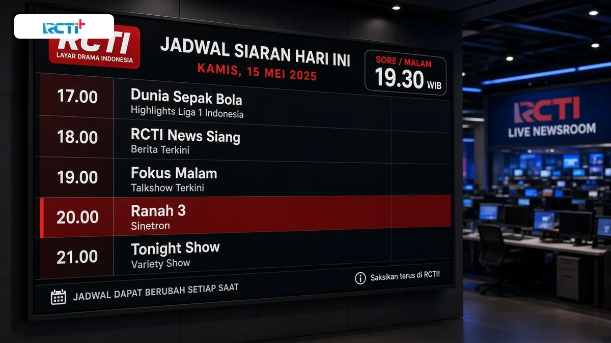 Jadwal RCTI Hari Ini — Panduan Siaran WIB